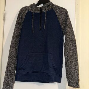 Men's Blue and Gray Sweater